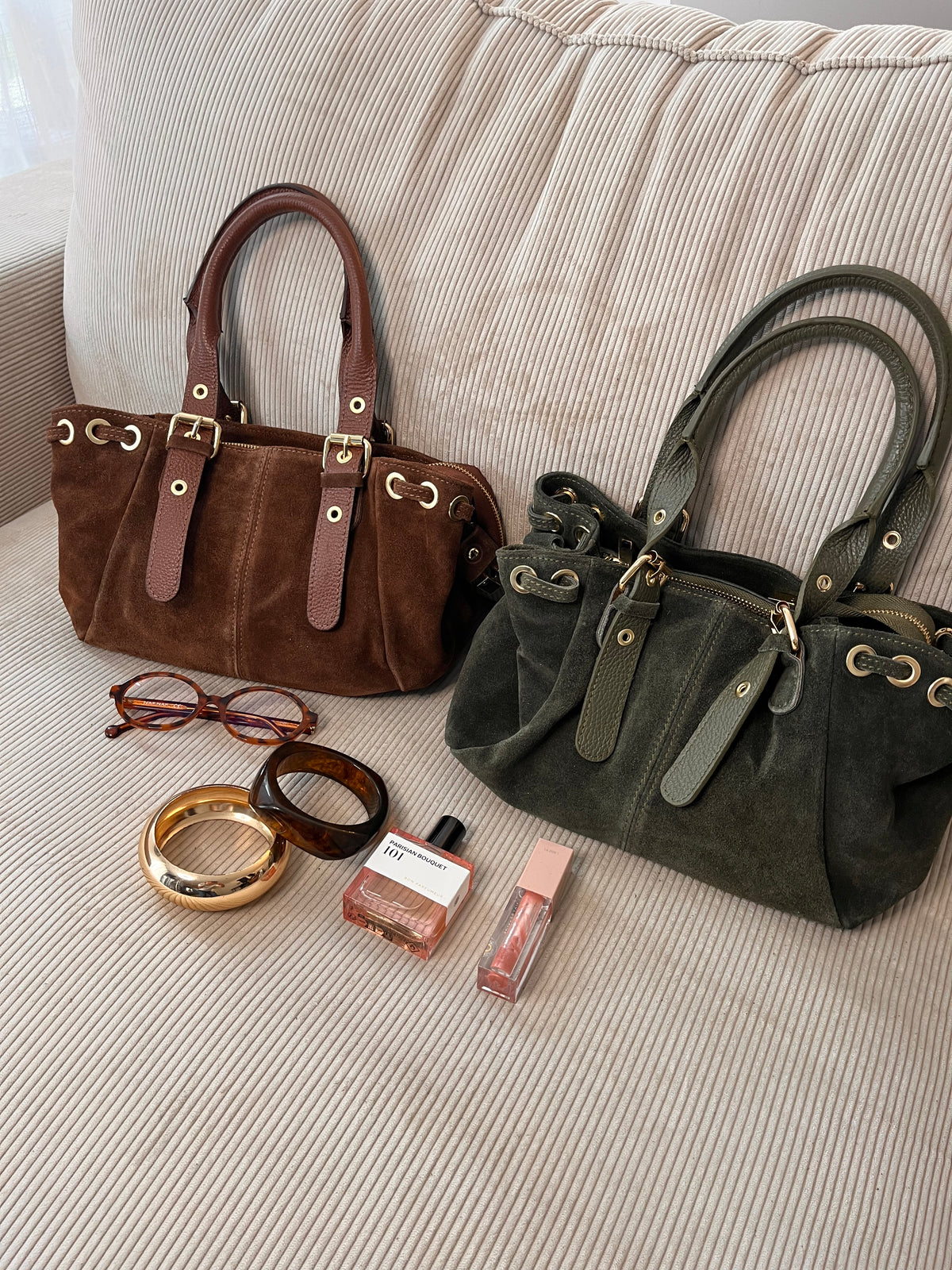 Sac Julia en Daim Marron