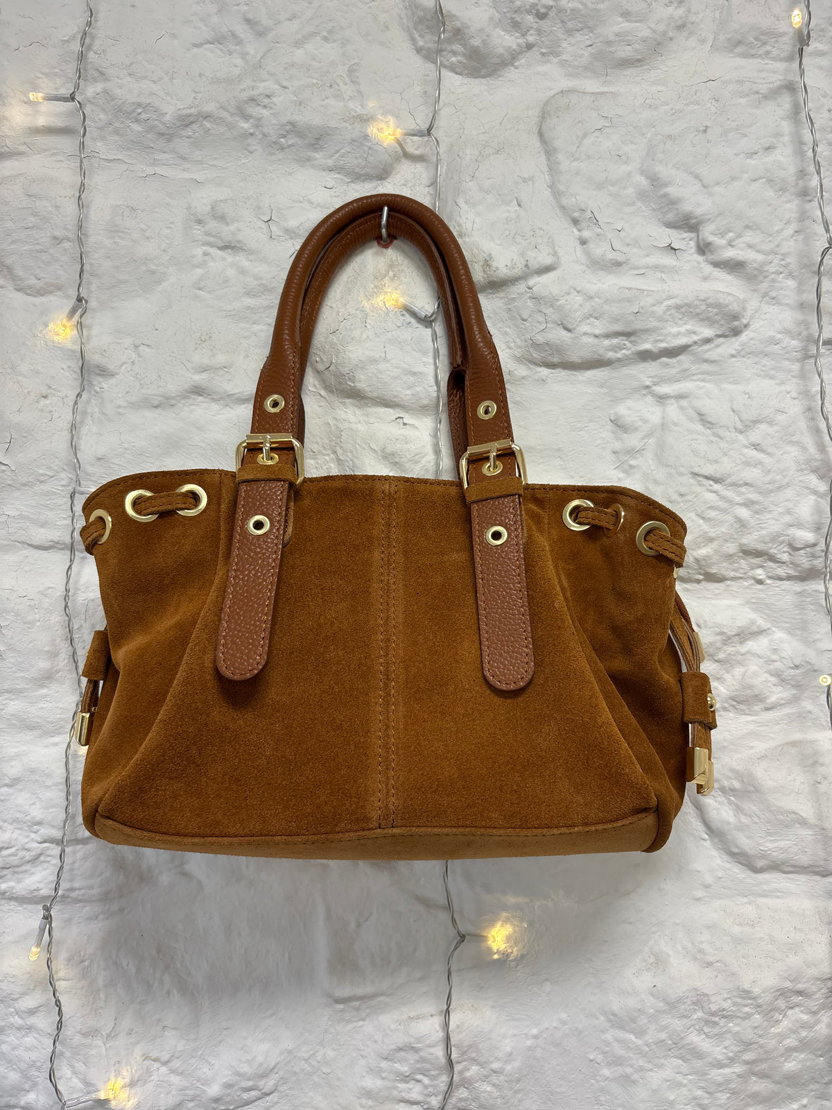 Sac Julia en Daim Camel