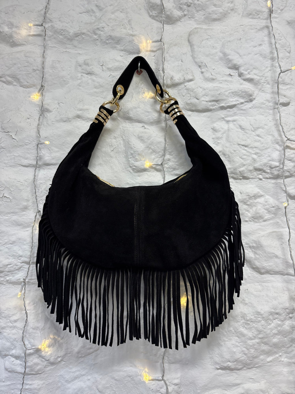 Sac Iris en Daim Noir