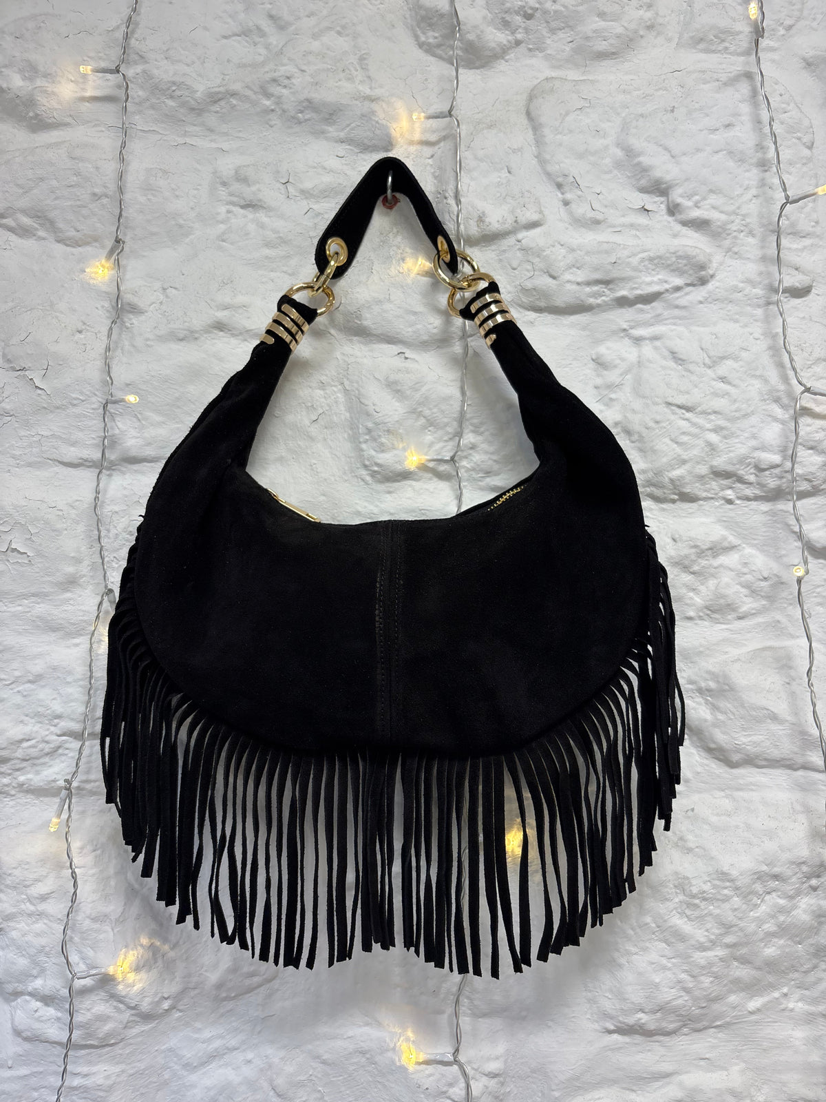 Sac Iris en Daim Noir