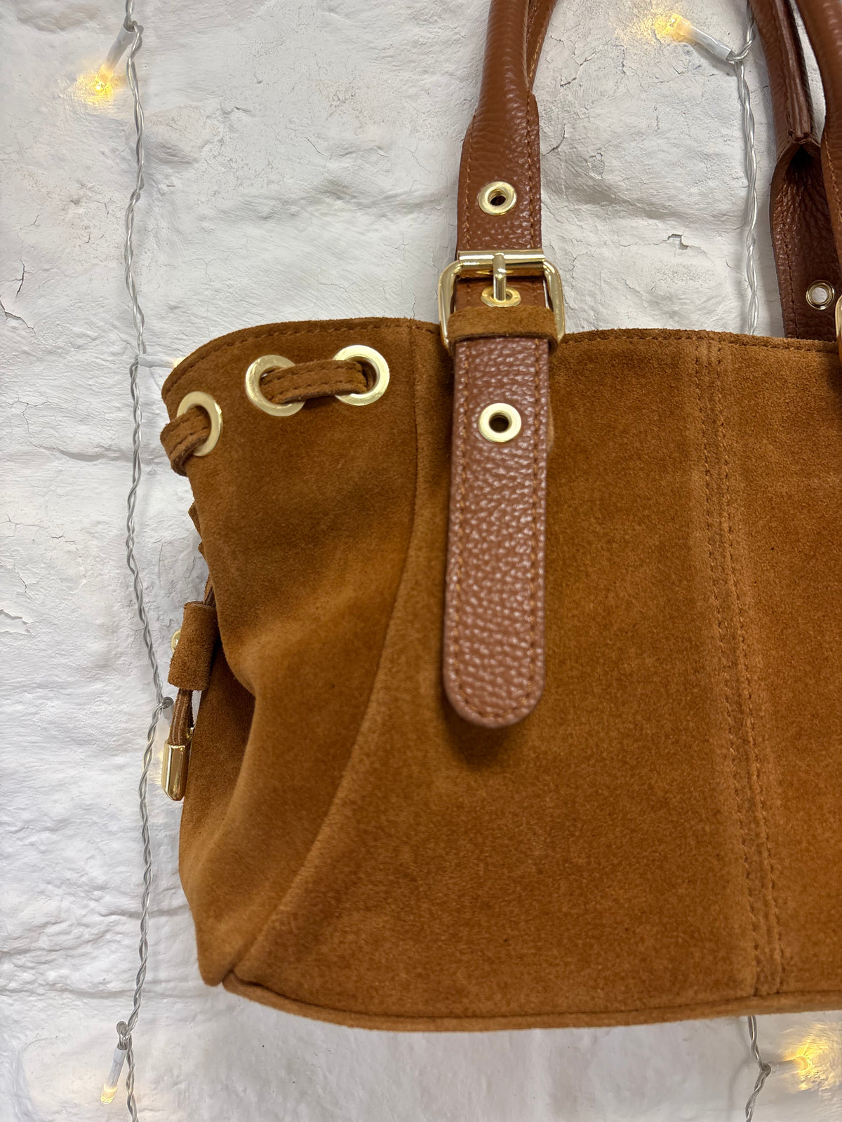 Sac Julia en Daim Camel