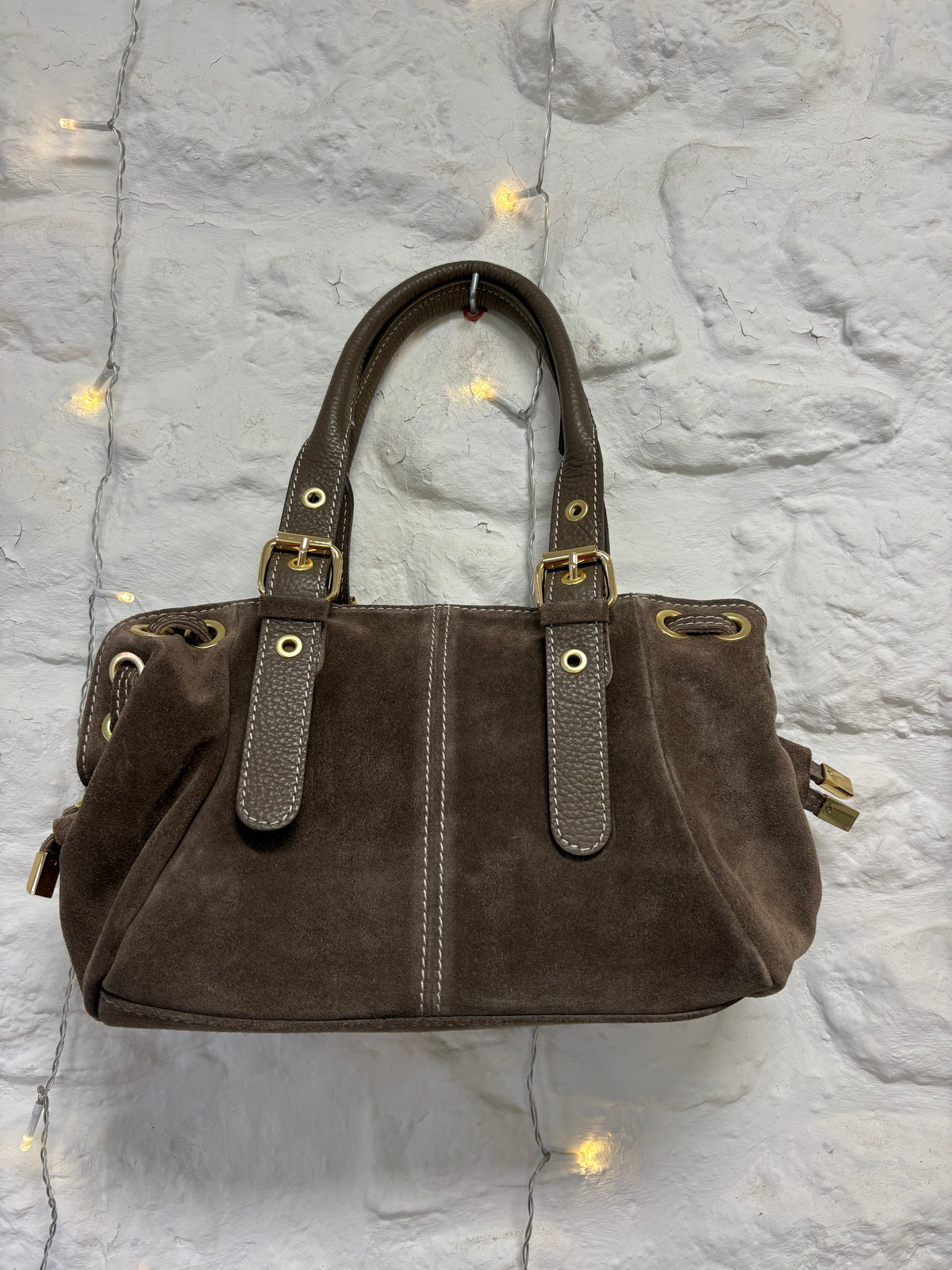 Sac Julia en Daim Beige