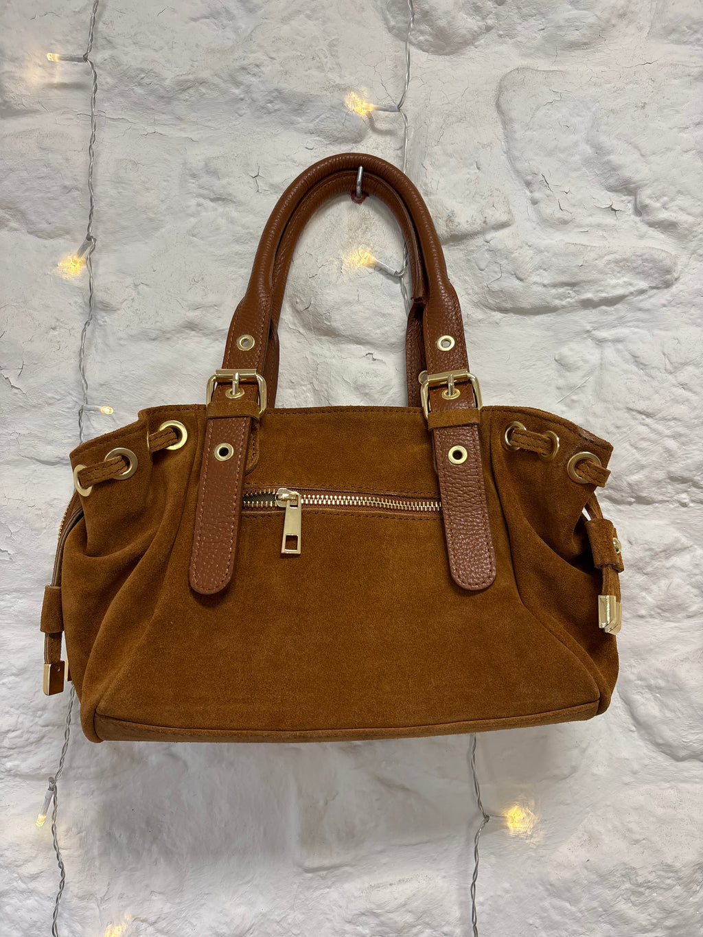 Sac Julia en Daim Camel