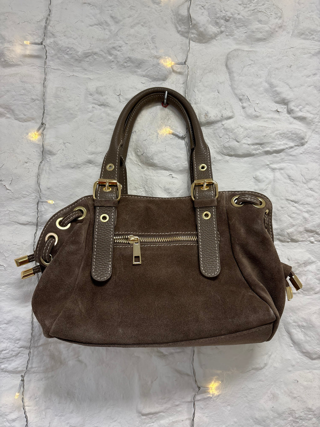 Sac Julia en Daim Beige