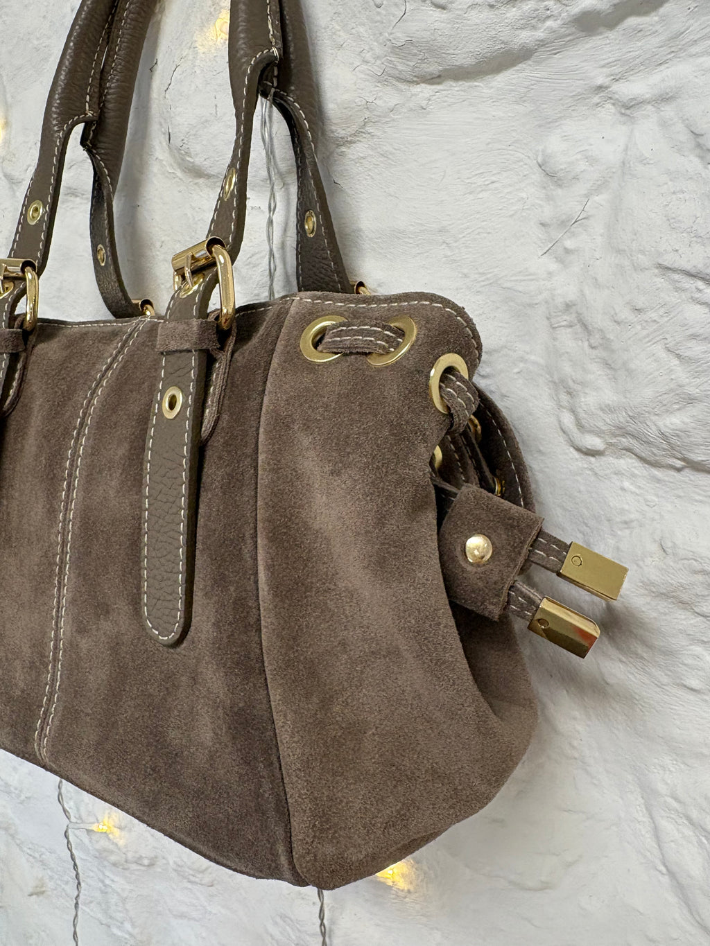 Sac Julia en Daim Beige