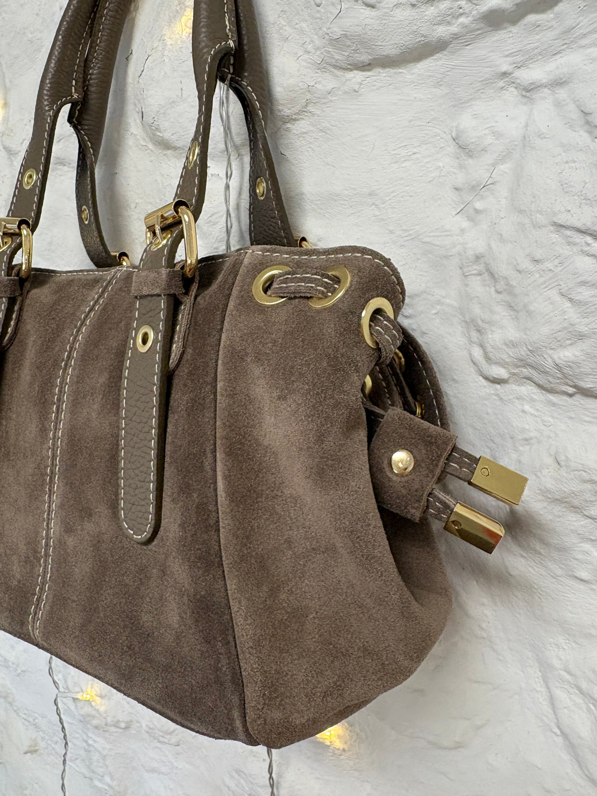 Sac Julia en Daim Beige
