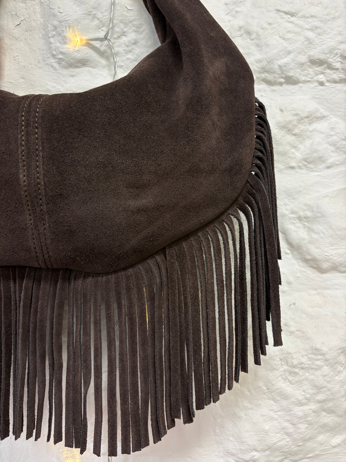 Sac Iris en Daim Chocolat