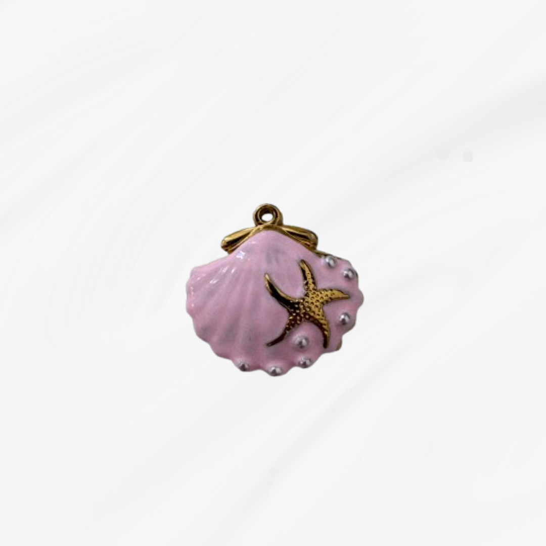 Charm Coquillage Perlé