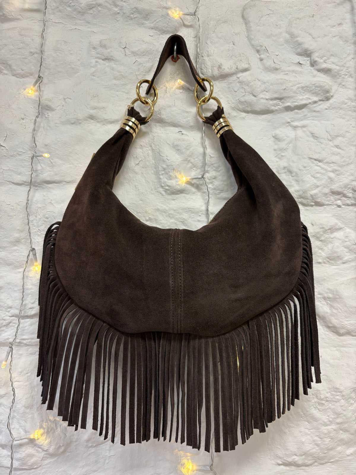 Sac Iris en Daim Chocolat