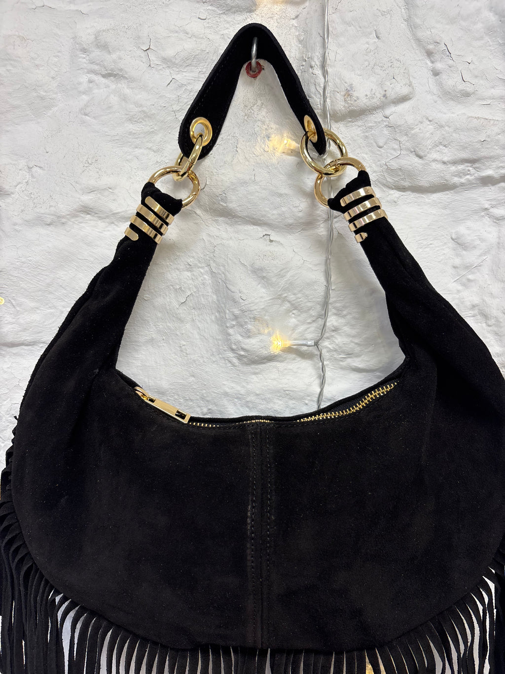 Sac Iris en Daim Noir