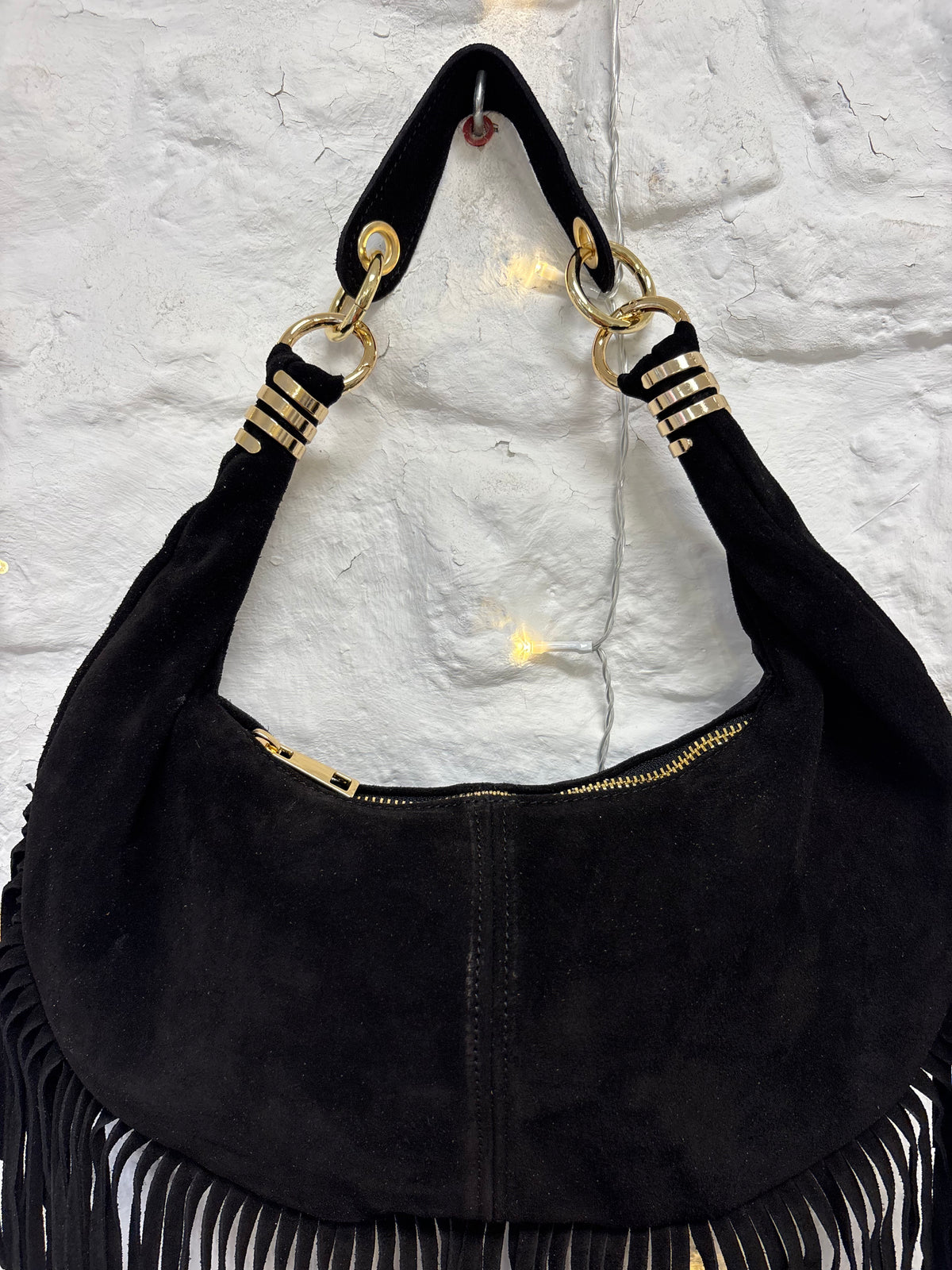 Sac Iris en Daim Noir