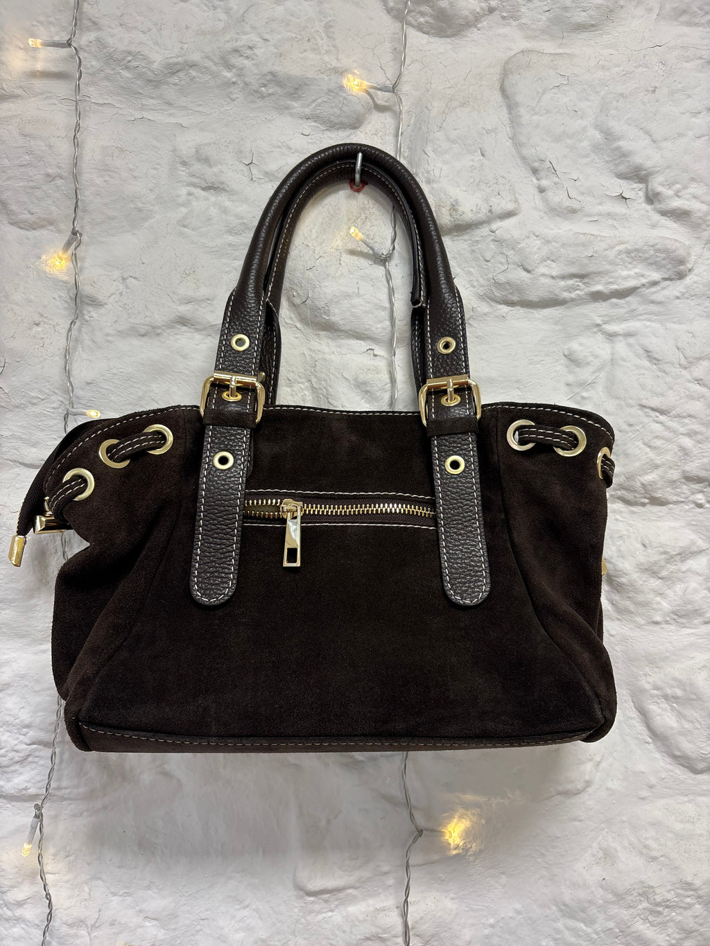 Sac Julia en Daim Chocolat