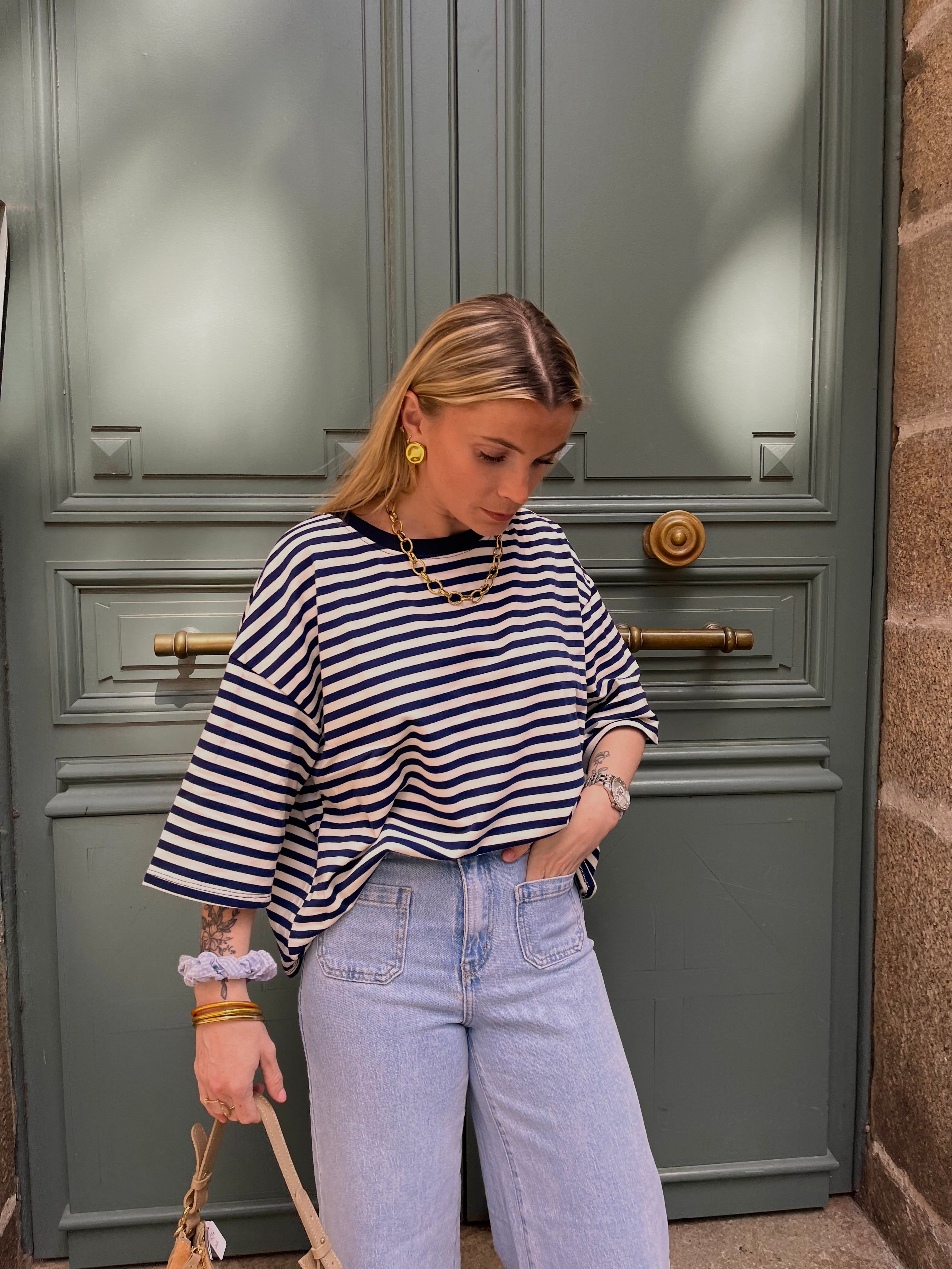 T-shirt Amaya bleu marine