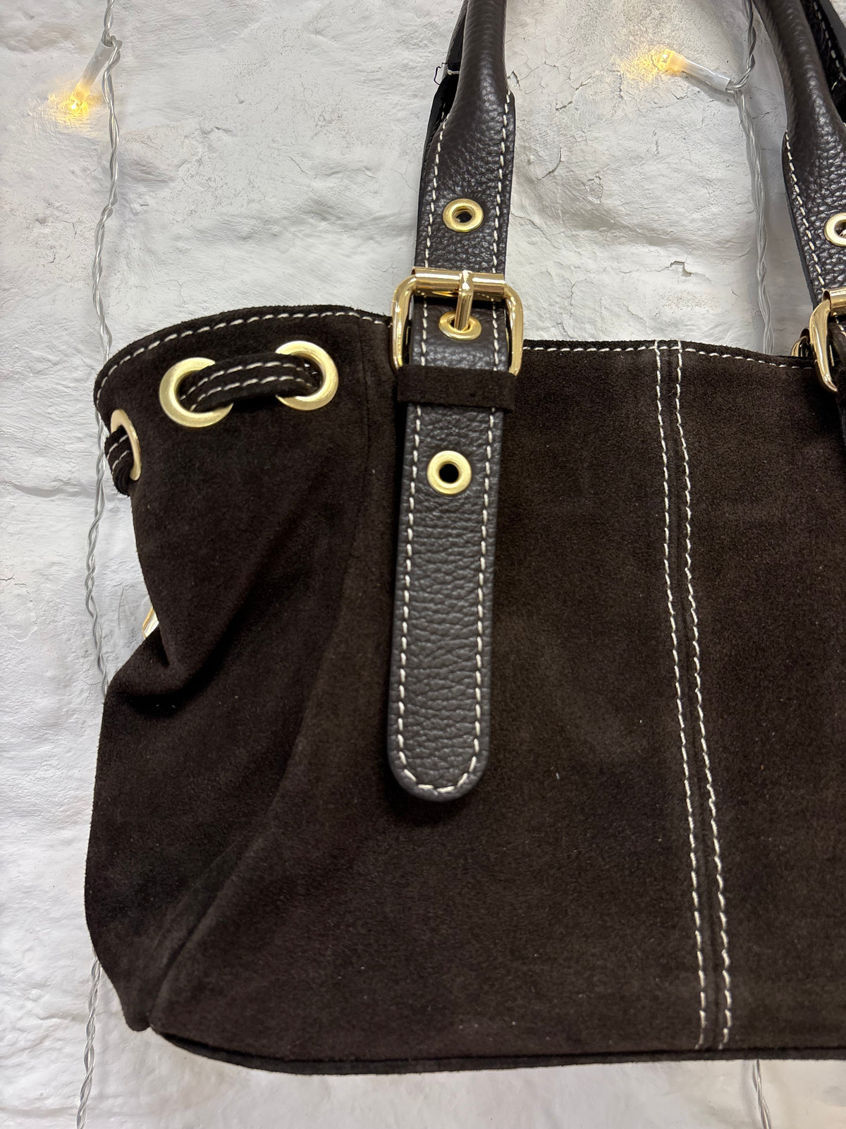 Sac Julia en Daim Chocolat
