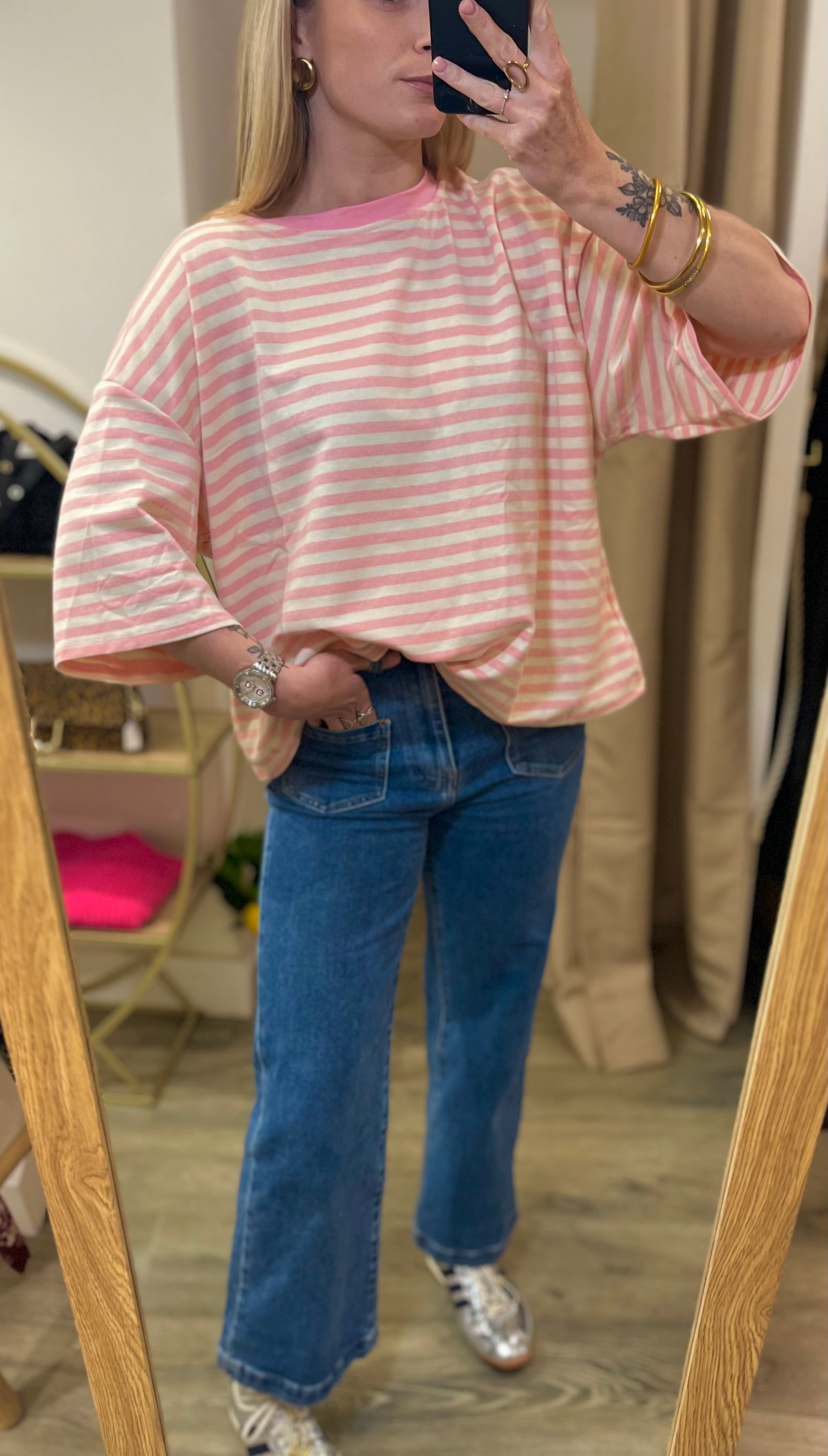 T-shirt Amaya rose pale