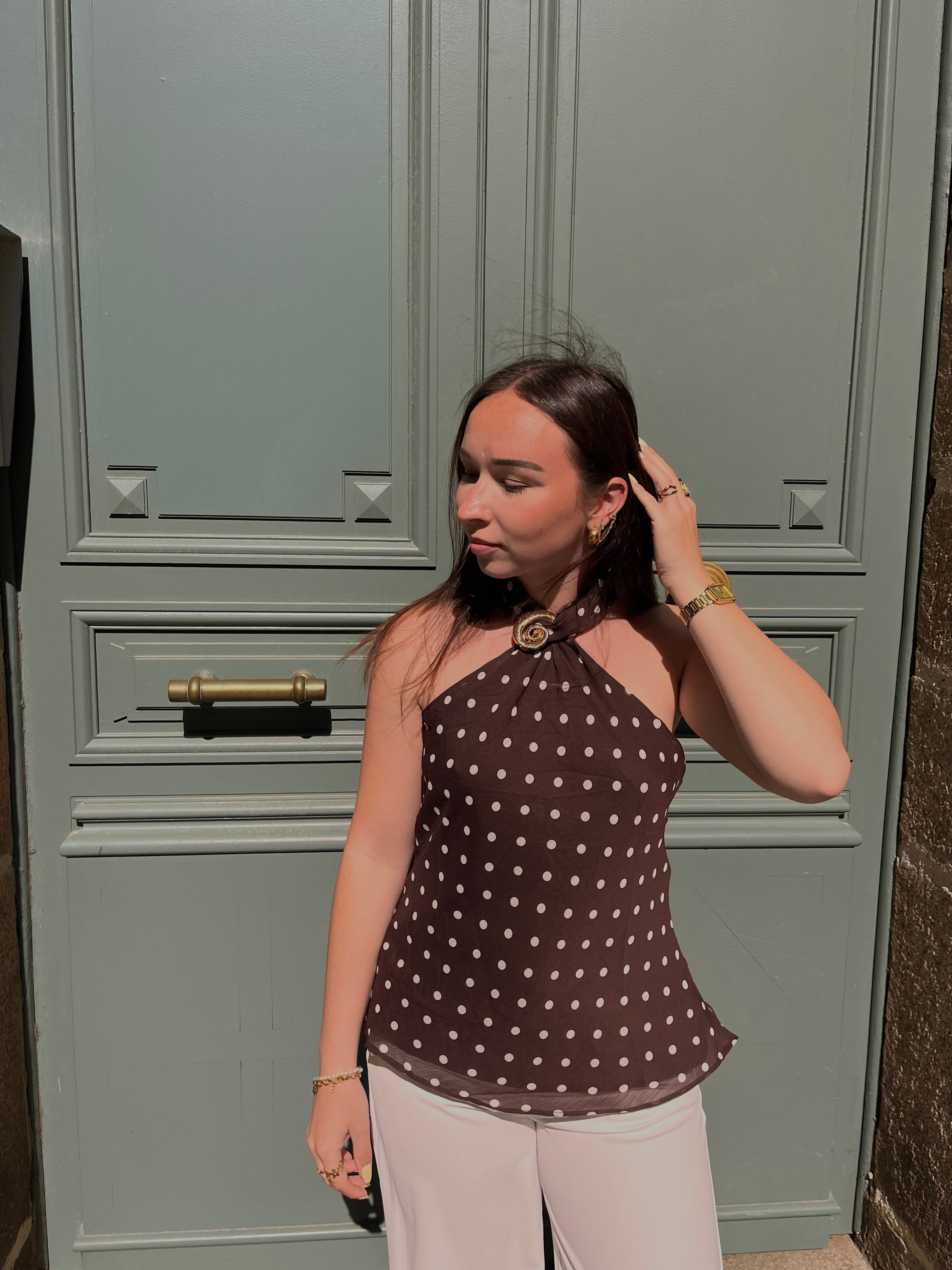 Top Théa marron