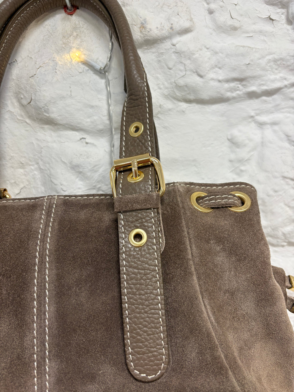 Sac Julia en Daim Beige