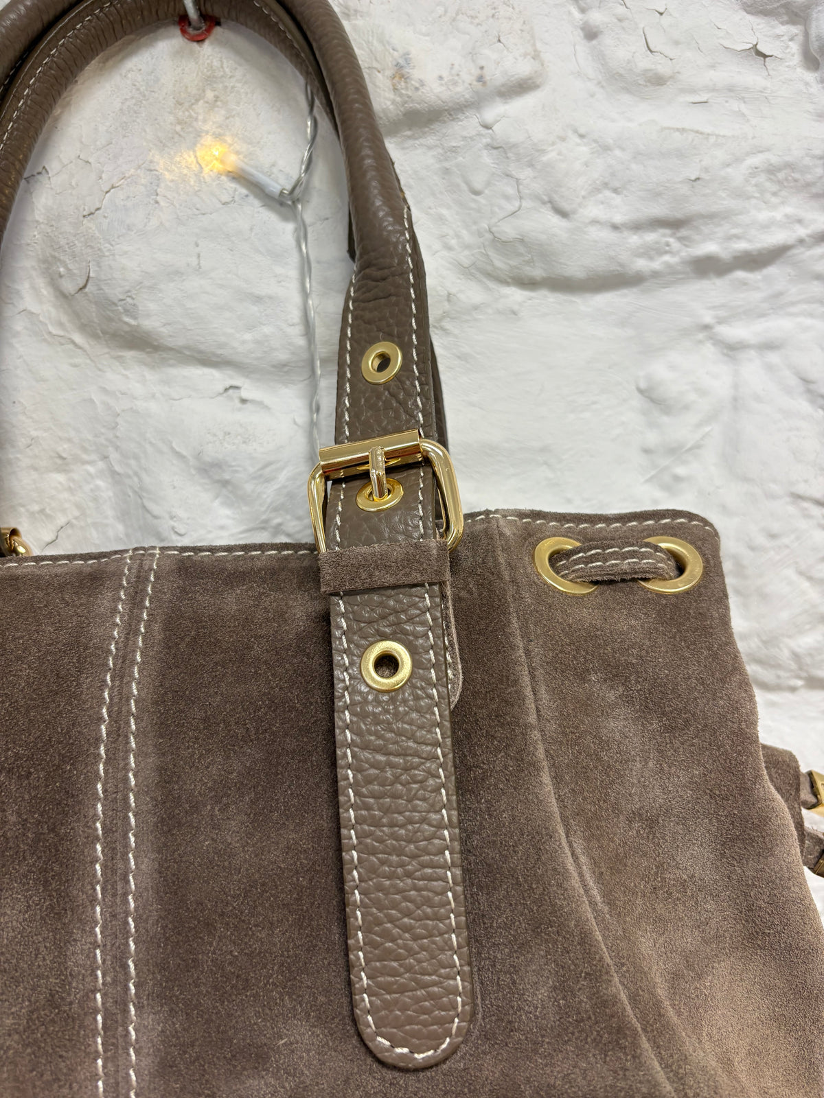 Sac Julia en Daim Beige