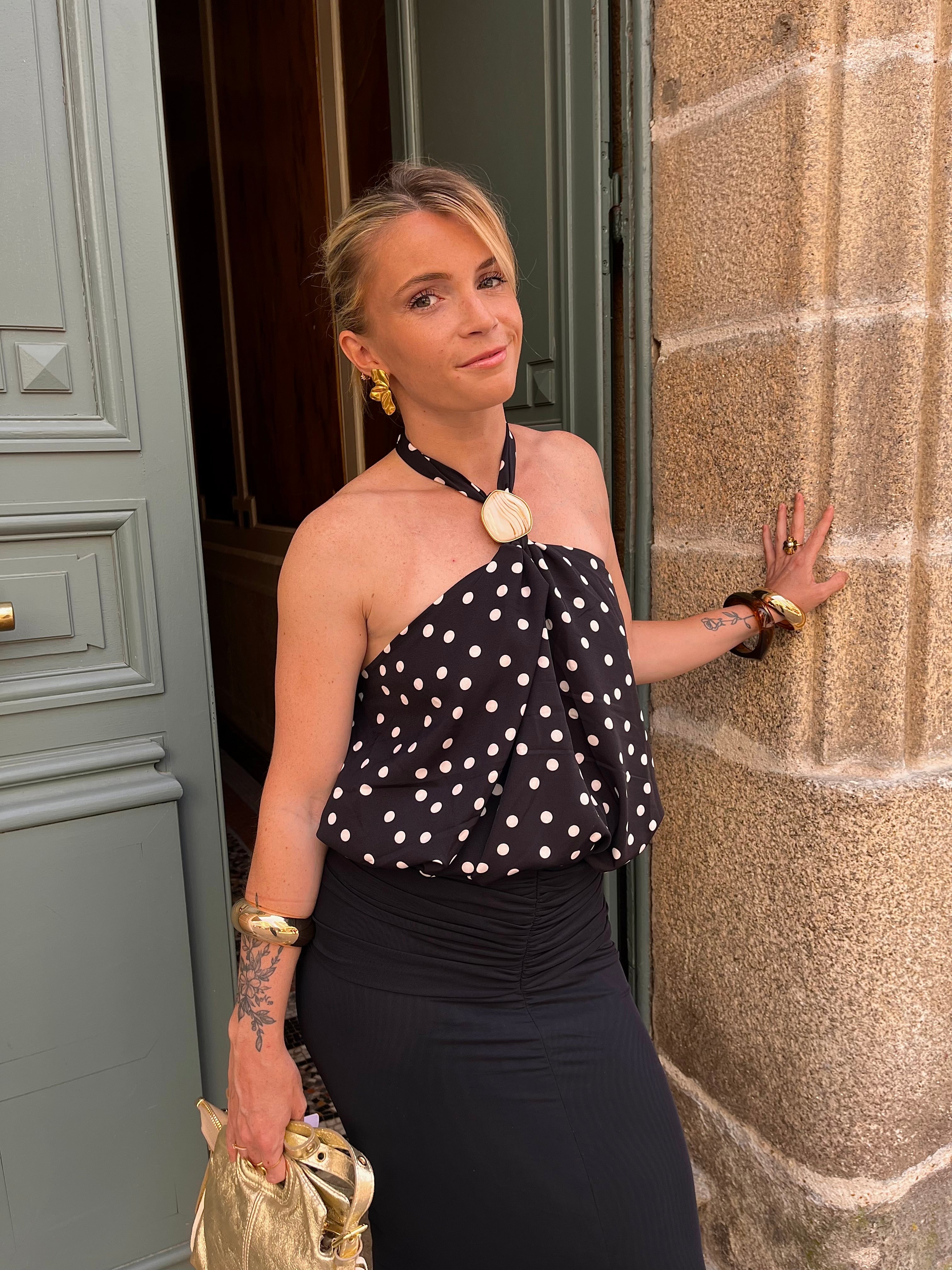 Top à pois Adèle