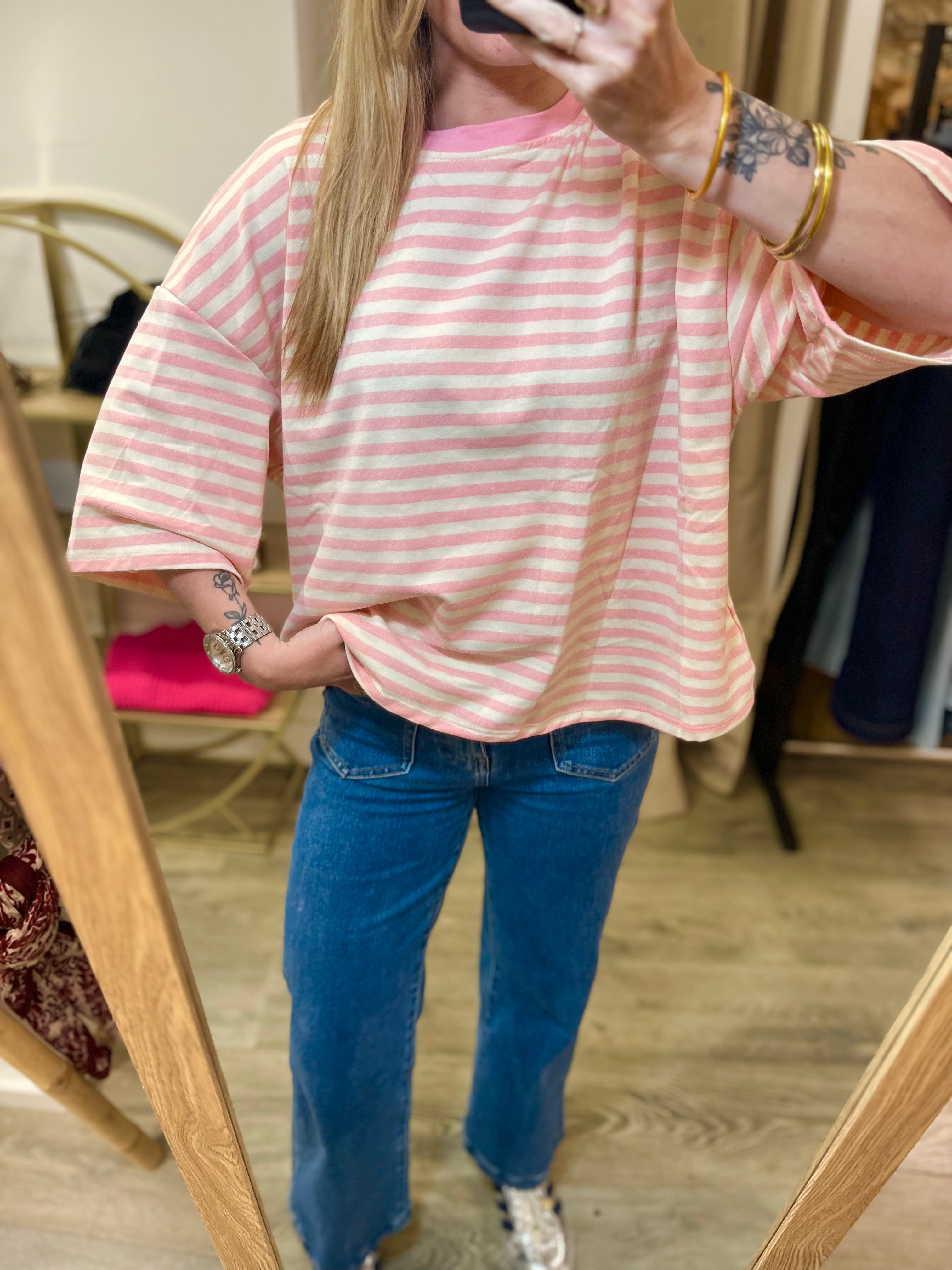 T-shirt Amaya rose pale