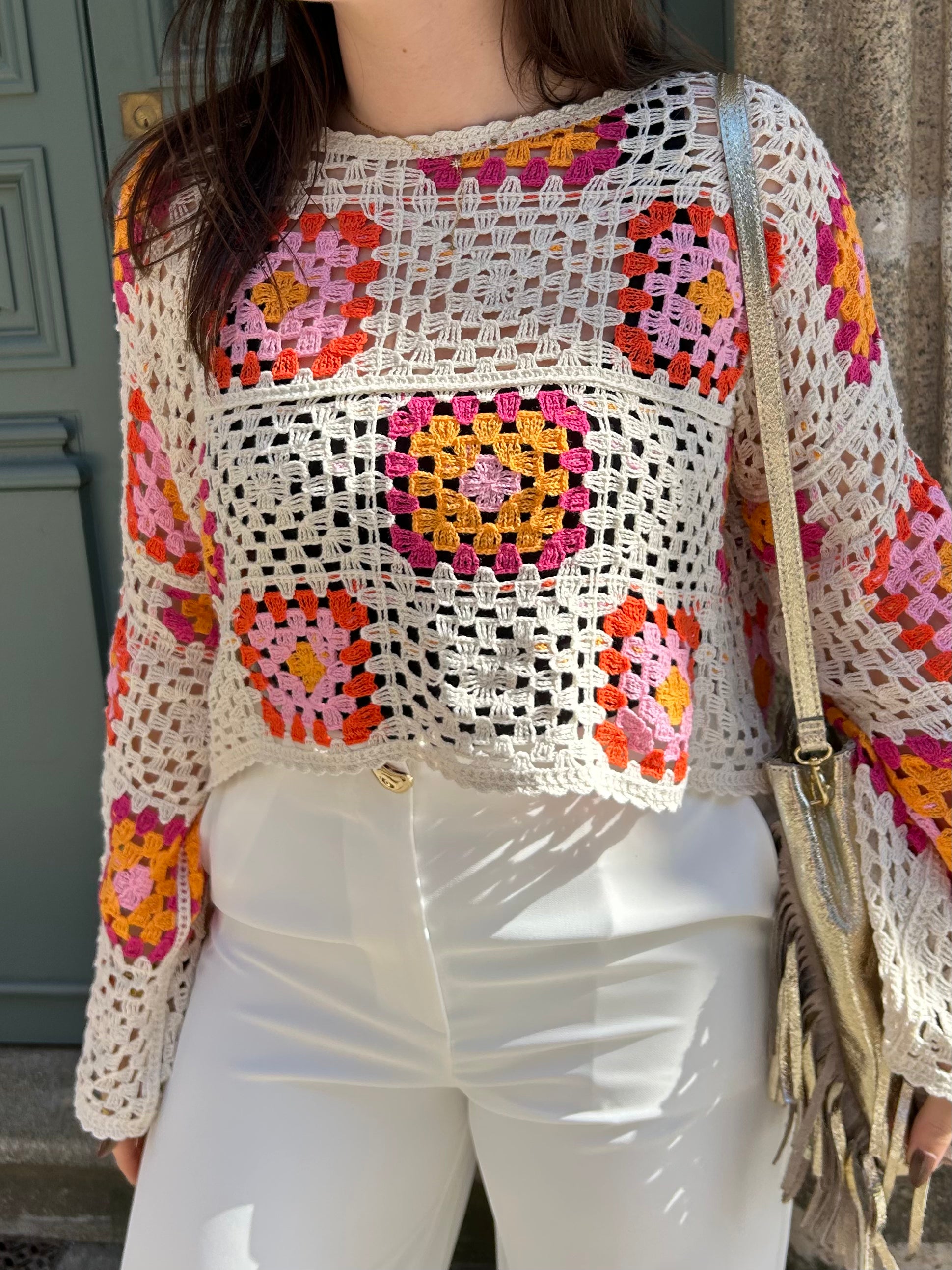 Top crochet Cécile