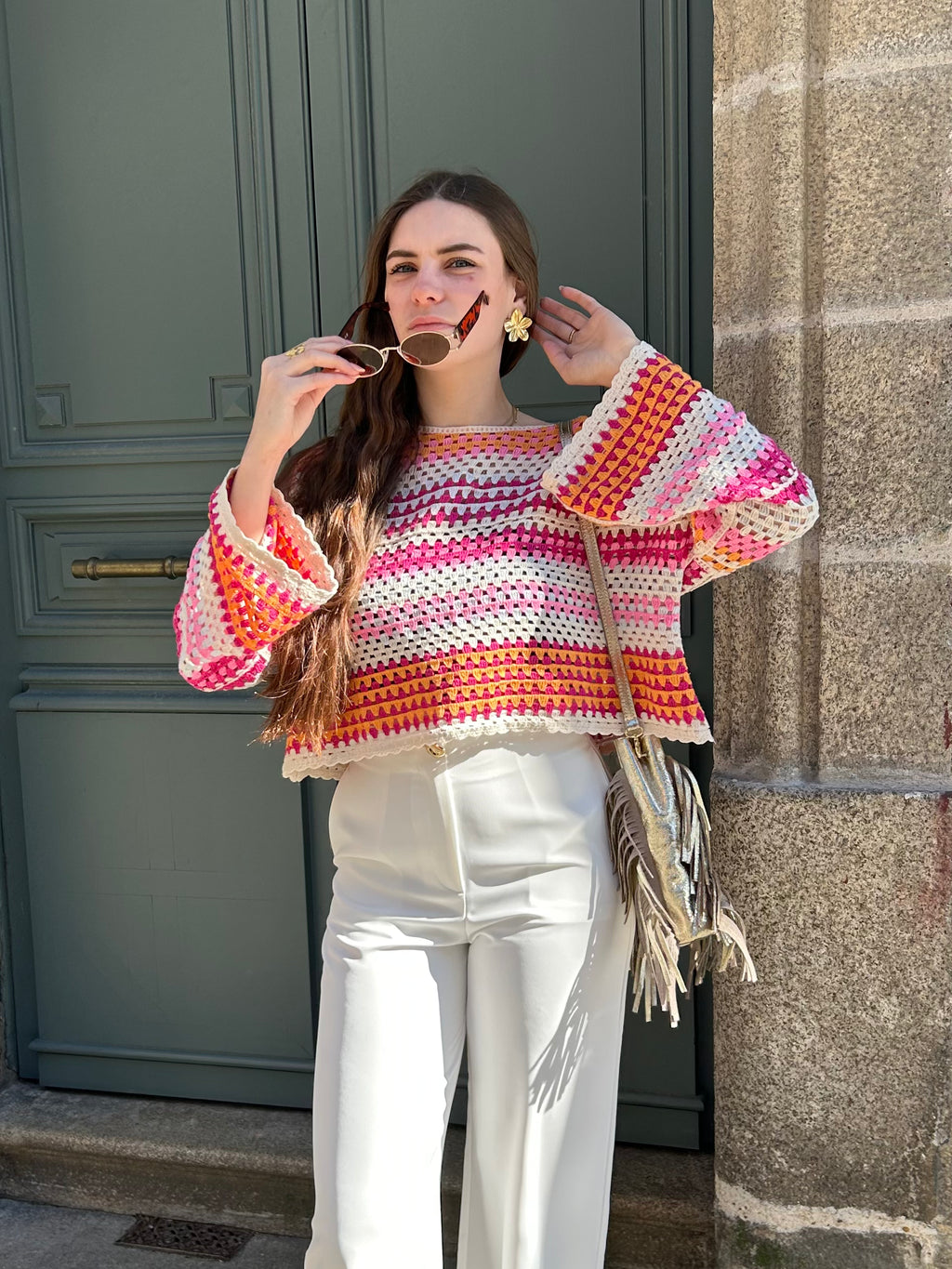 Top crochet Zoé