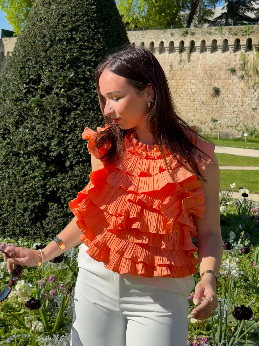 Haut Mila Orange
